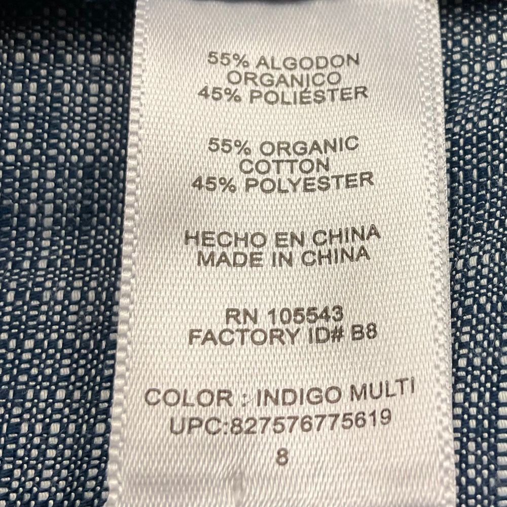 Derek Lam Chambray Denim Button Front Tank Dress Size 8 Blue Sleeveless - Picture 15 of 15